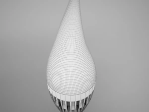 hd candle led bulb 3D Model