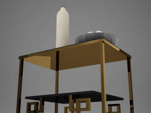 living side table 3D Model