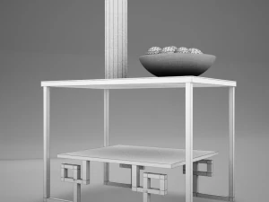 living side table 3D Model
