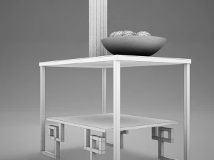 living side table 3D Model