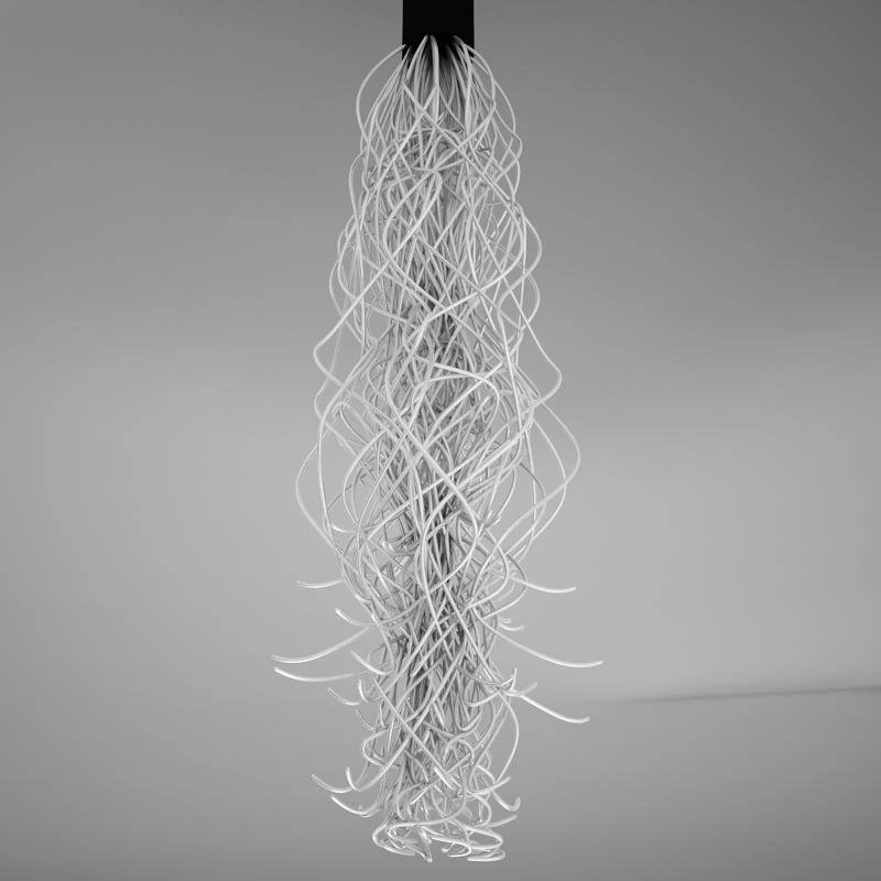 spaghetti lamp hd 3D Model .c4d .max .obj .3ds .fbx .stl .blend 