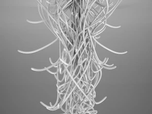 spaghetti lamp hd 3D Model