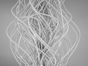 spaghetti lamp hd 3D Model