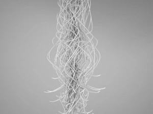 spaghetti lamp hd 3D Model