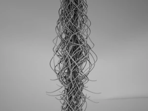 spaghetti lamp hd 3D Model