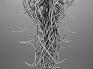 spaghetti lamp hd 3D Model