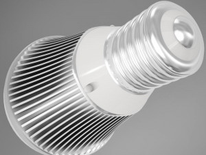 led light bulb hd 3D मॉडल