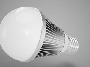 led light bulb hd 3D मॉडल