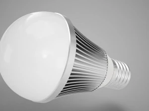 led light bulb hd 3D Model