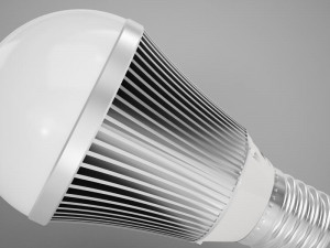 led light bulb hd 3D मॉडल