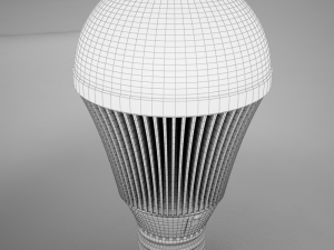 led light bulb hd 3D मॉडल