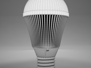 led light bulb hd 3D मॉडल