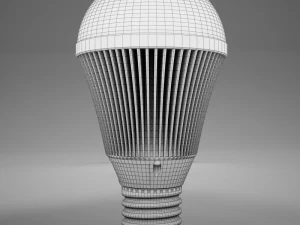 led light bulb hd 3D Model