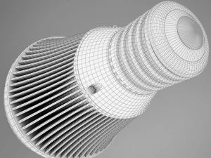 led light bulb hd 3D Model