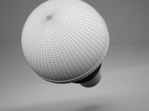 led light bulb hd 3D मॉडल