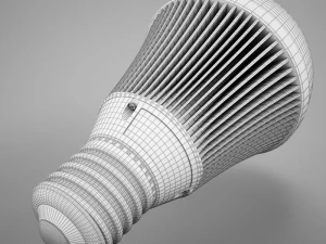 led light bulb hd 3D Model
