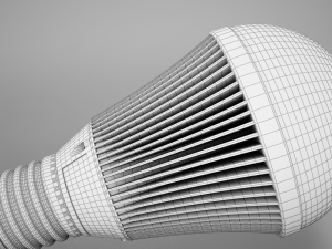 led light bulb hd 3D मॉडल