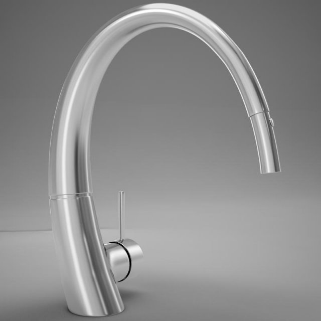 faucet modern hd 3D Model .c4d .max .obj .3ds .fbx .stl .blend 