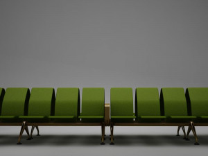 airport chair hd 3D 模型