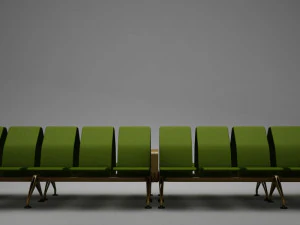 airport chair hd 3D Model