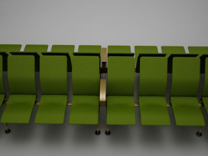 airport chair hd 3D 模型