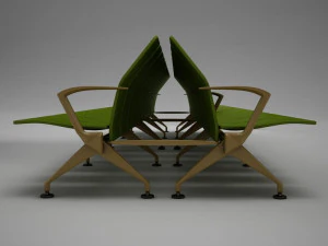 airport chair hd 3D Model