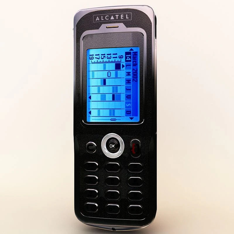 alcatel one touch 715 3D Model .c4d .max .obj .3ds .fbx .stl .blend