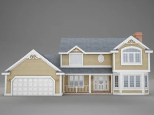 american home ii 3D Model