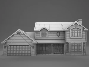 american home ii 3D Model
