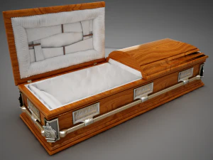 ciliegia della bara classica ad alta definizione Modello 3D