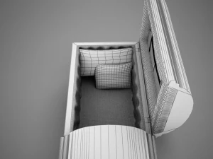 ciliegia della bara classica ad alta definizione Modello 3D