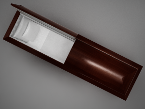 high def wood coffin 03 3D Модель