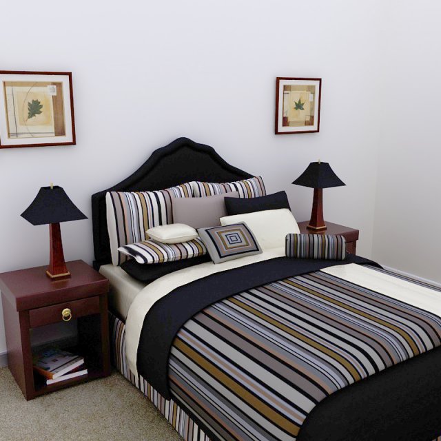 bed-g 01zip 3D Model .c4d .max .obj .3ds .fbx .stl .blend 