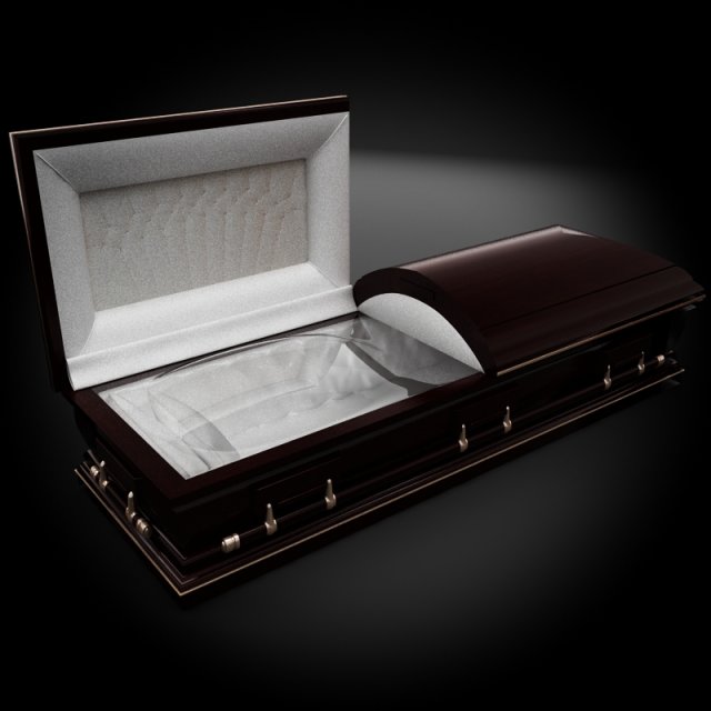 high def classic coffin xl Modelo 3D .c4d .max .obj .3ds .fbx .stl .blend 