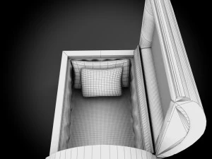 high def classic coffin xl 3D Model