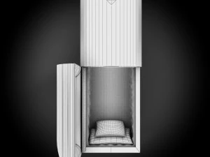 high def classic coffin xl 3D Model