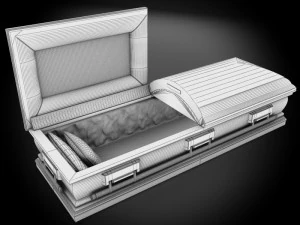 high def classic coffin xl 3D Model