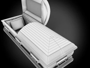 high def classic coffin xl 3D Model