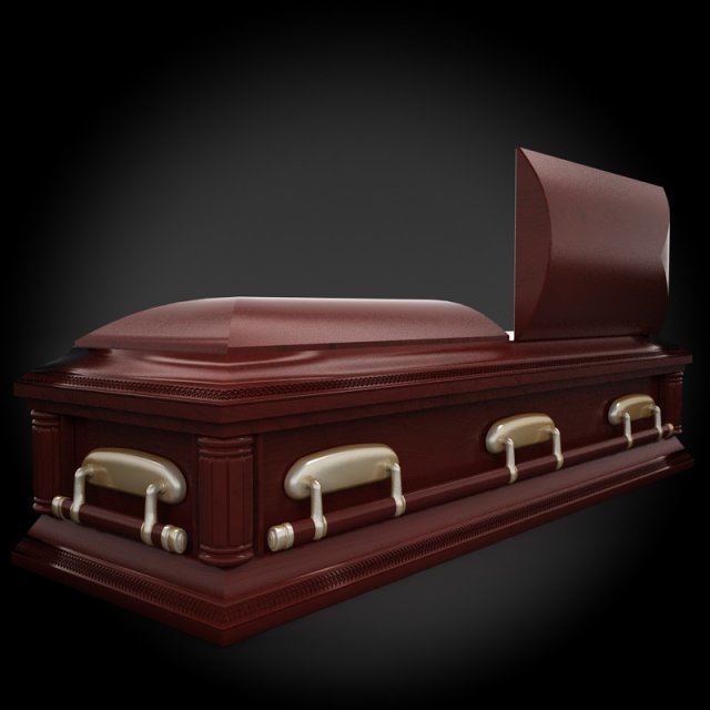 high def classic coffin roman 3D 모델 .c4d .max .obj .3ds .fbx .stl .blend 