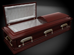 high def classic coffin roman 3D 모델