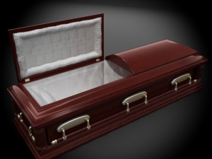 high def classic coffin roman 3D 모델