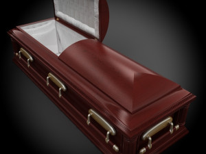 high def classic coffin roman 3D 모델