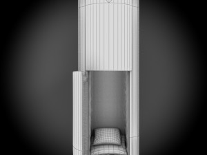 high def classic coffin roman 3D 모델