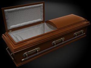 high def classic coffin wood modern 3Dモデル