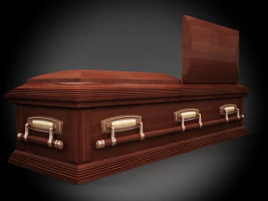 bara classica in legno ad alta definizione 07 Modello 3D