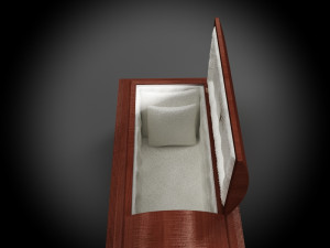 high def classic coffin wood 07 Modelo 3D