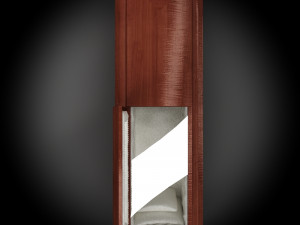 high def classic coffin wood 07 Modelo 3D