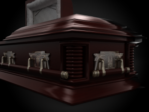 high def classic coffin victorian 3D Модель