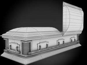 high def classic coffin victorian 3D Модель
