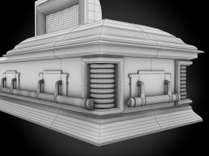 high def classic coffin victorian 3D Модель